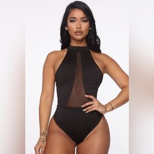 Corner Me Not Mesh Bodysuit